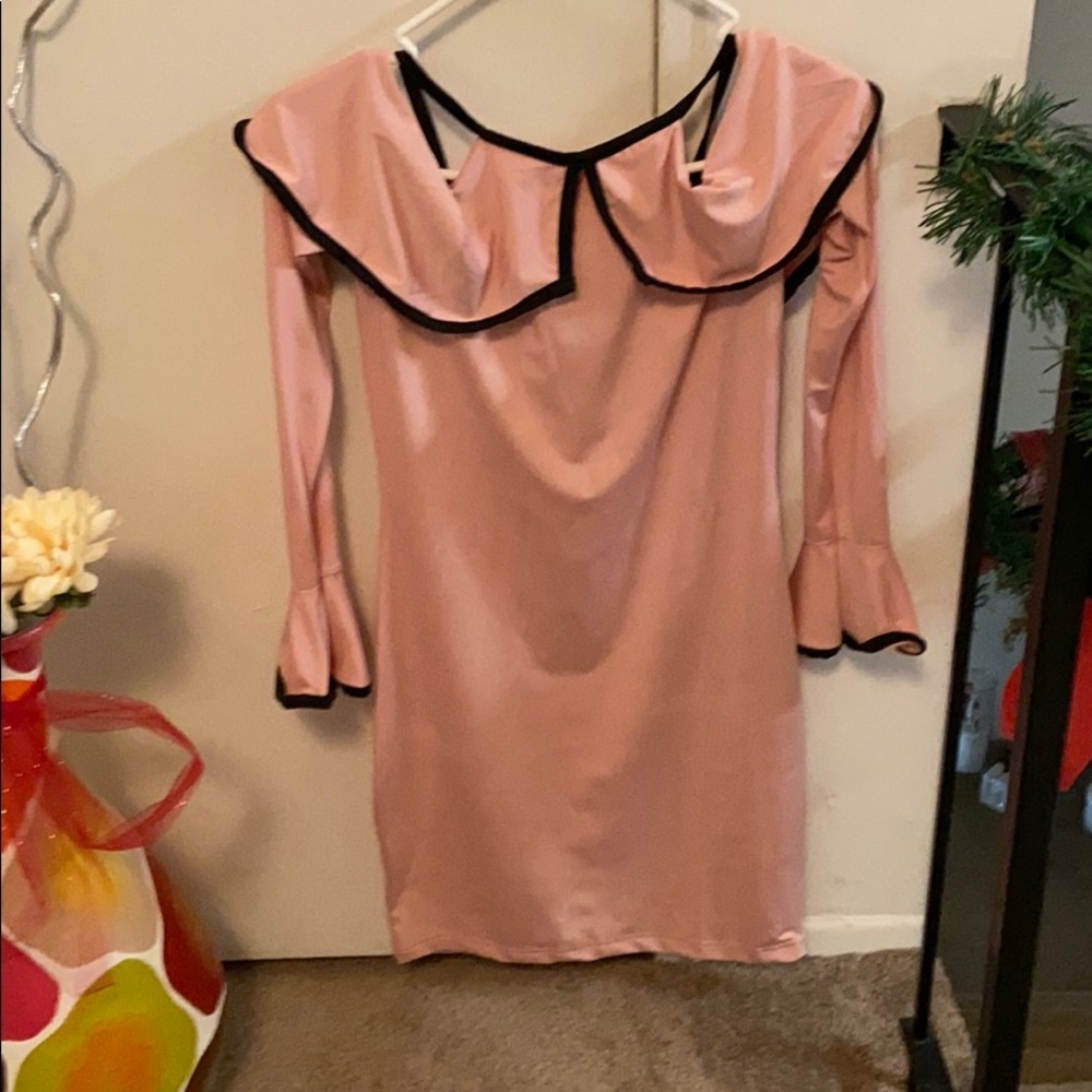 Pink and Black dress